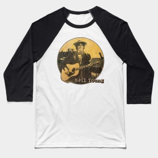 Neil Young Retro Vintage Baseball T-Shirt